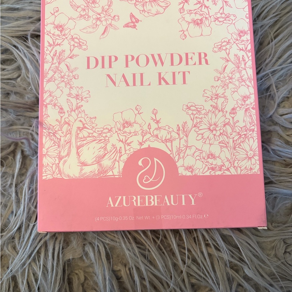 DIP POWDER NAIL KIT. NEW, NEVER USED, INSTRUCTIONS ENCLOSED.